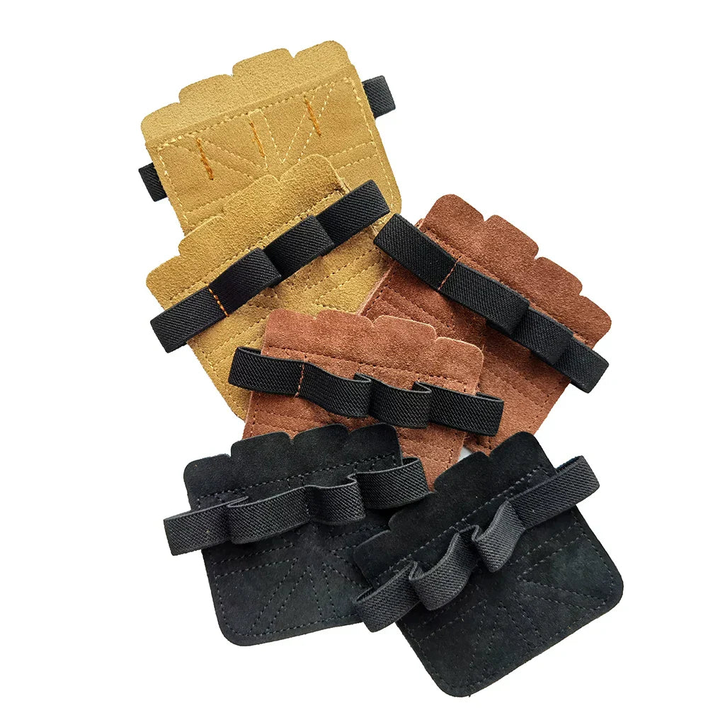 Cowhide Weightlifting Gloves