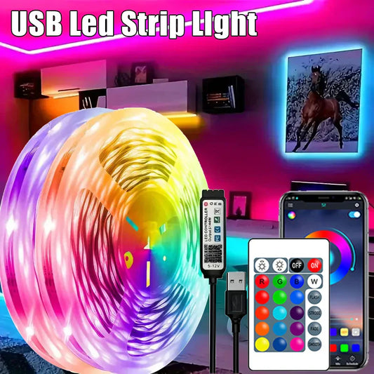 USB RGB LED Strip Lights