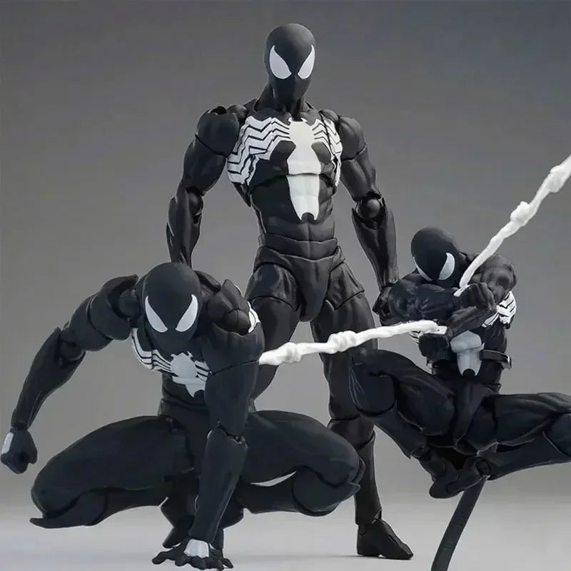 Mess Toys Spider Man Symbiote Spiderman Messtoys Black Suit Neighbor Scarlet Spider Anime Action Figure Gifts Toys