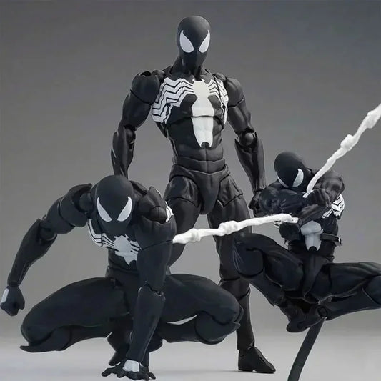 Mess Toys Spider Man Symbiote Spiderman Messtoys Black Suit Neighbor Scarlet Spider Anime Action Figure Gifts Toys