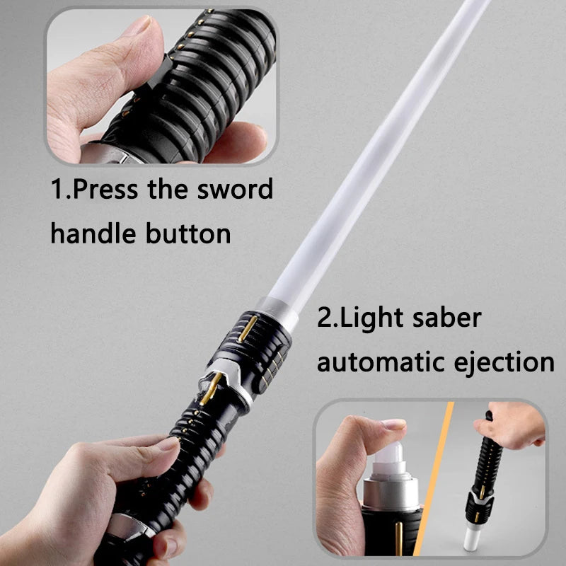 New Lightsaber LED Laser Sword Rave Cosplay Light Stick Kids Gifts Cool Toy Force FX FOC Blaster Toys
