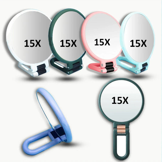 Vintage Double-Sided Magnifying Mirror