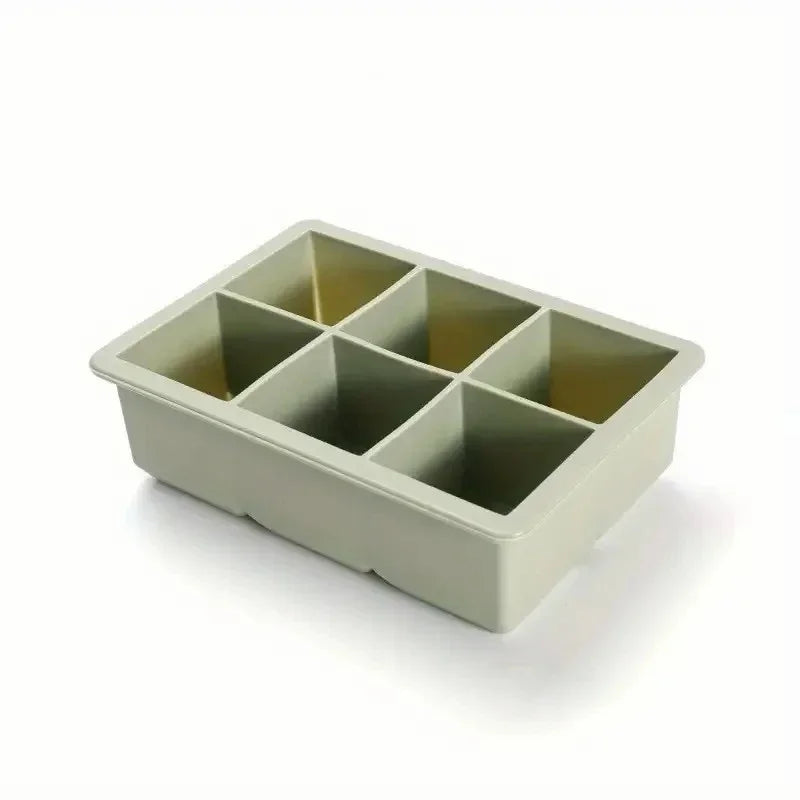 6-Cavity Silicone Ice Cube Tray