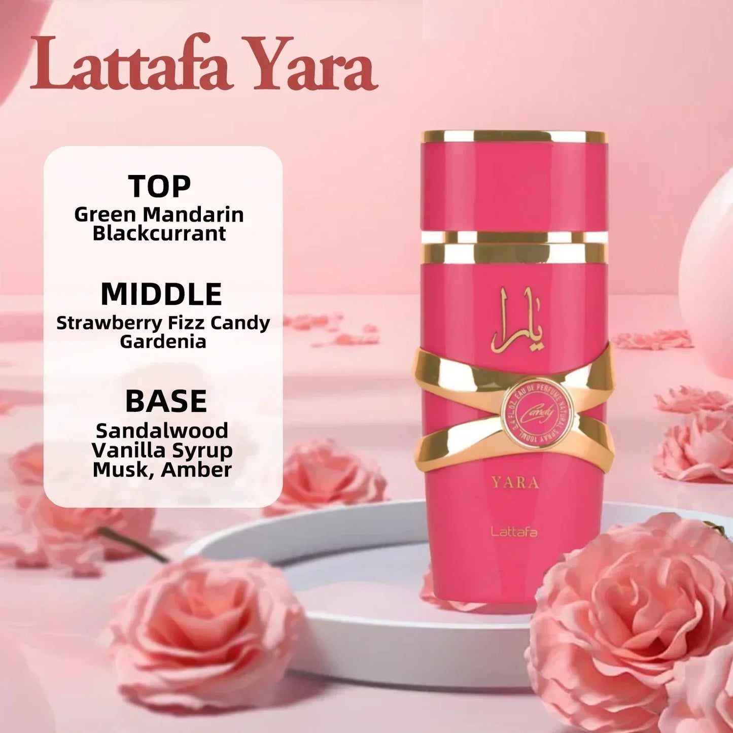 Arabic Lattafa Yara Eau De Perfume For Women