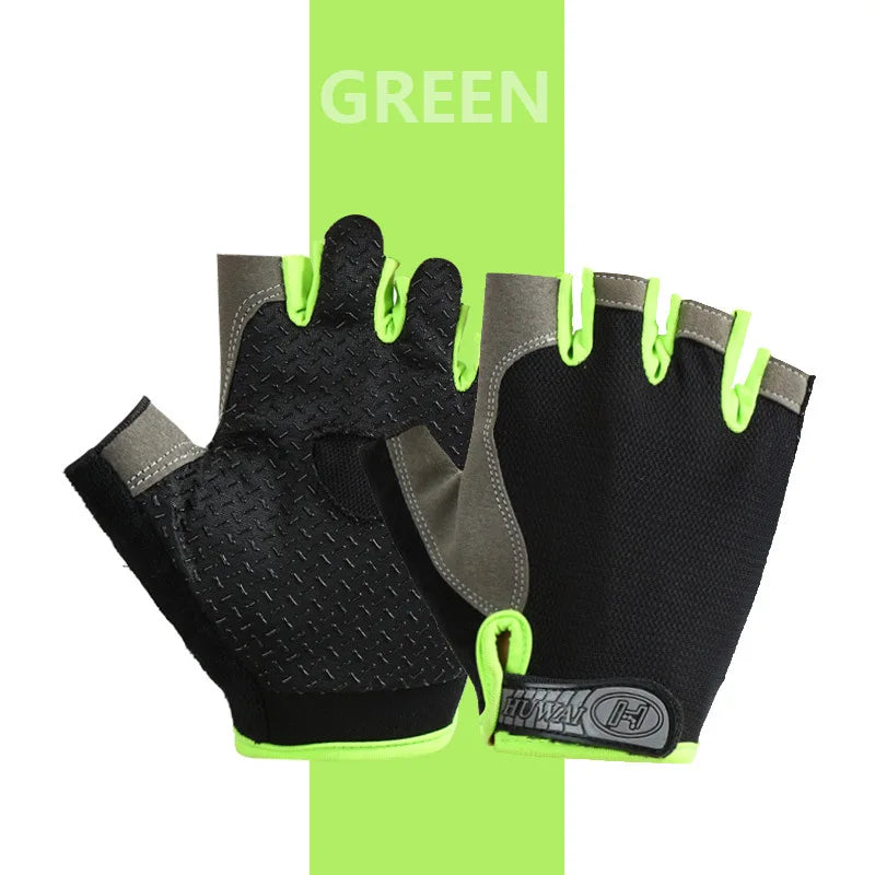 Breathable Fingerless Cycling Gloves