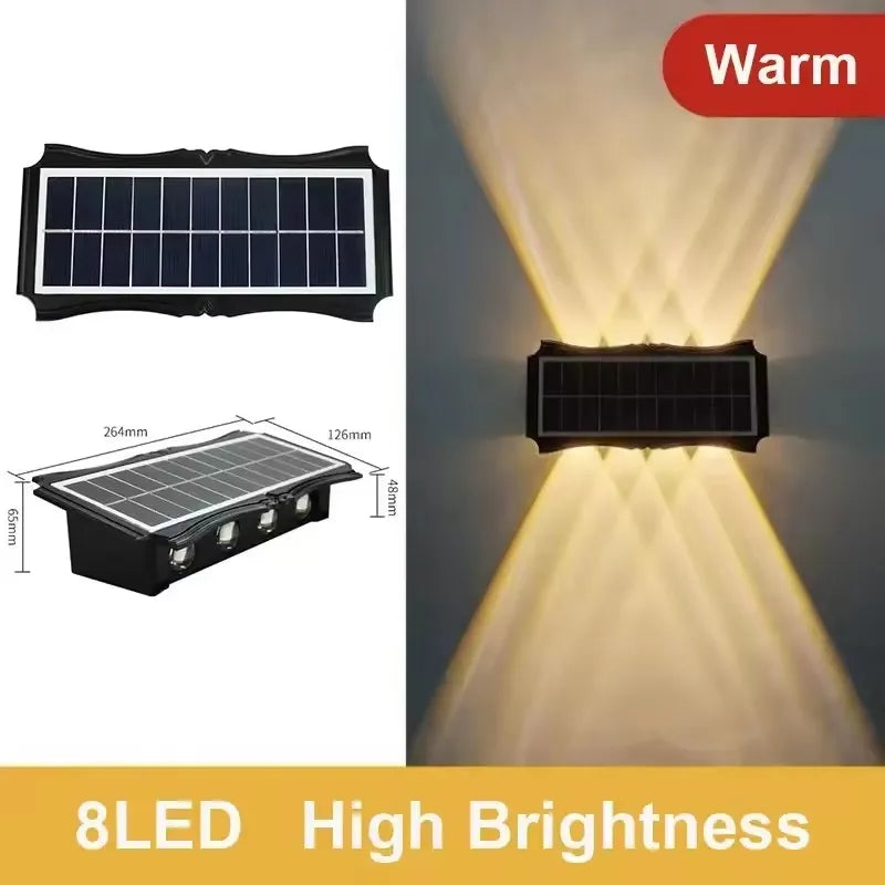 Adiodo Outdoor Solar Wall LED Lamp