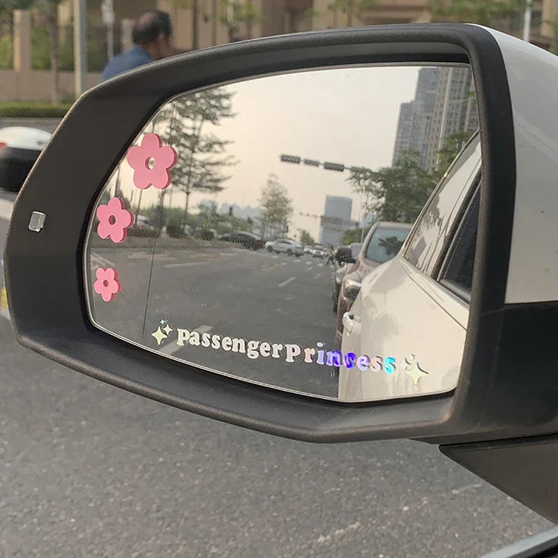 Passenger Princess Star Mirror Stickers
