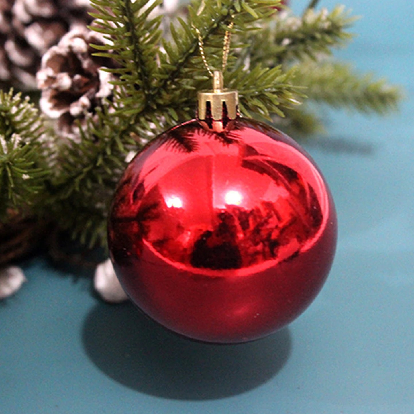 100pcs Shatterproof Christmas Ball Ornaments
