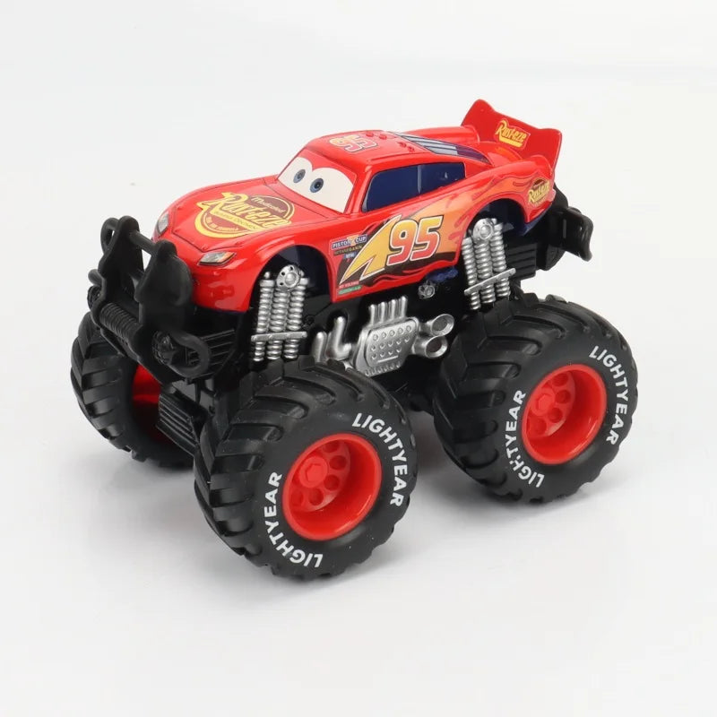 Cars Disney Pixar Cars Lightning McQueen rhapsody matador bulldozer truck Mater harvester 1:55 Diecast Metal Car Model Toy