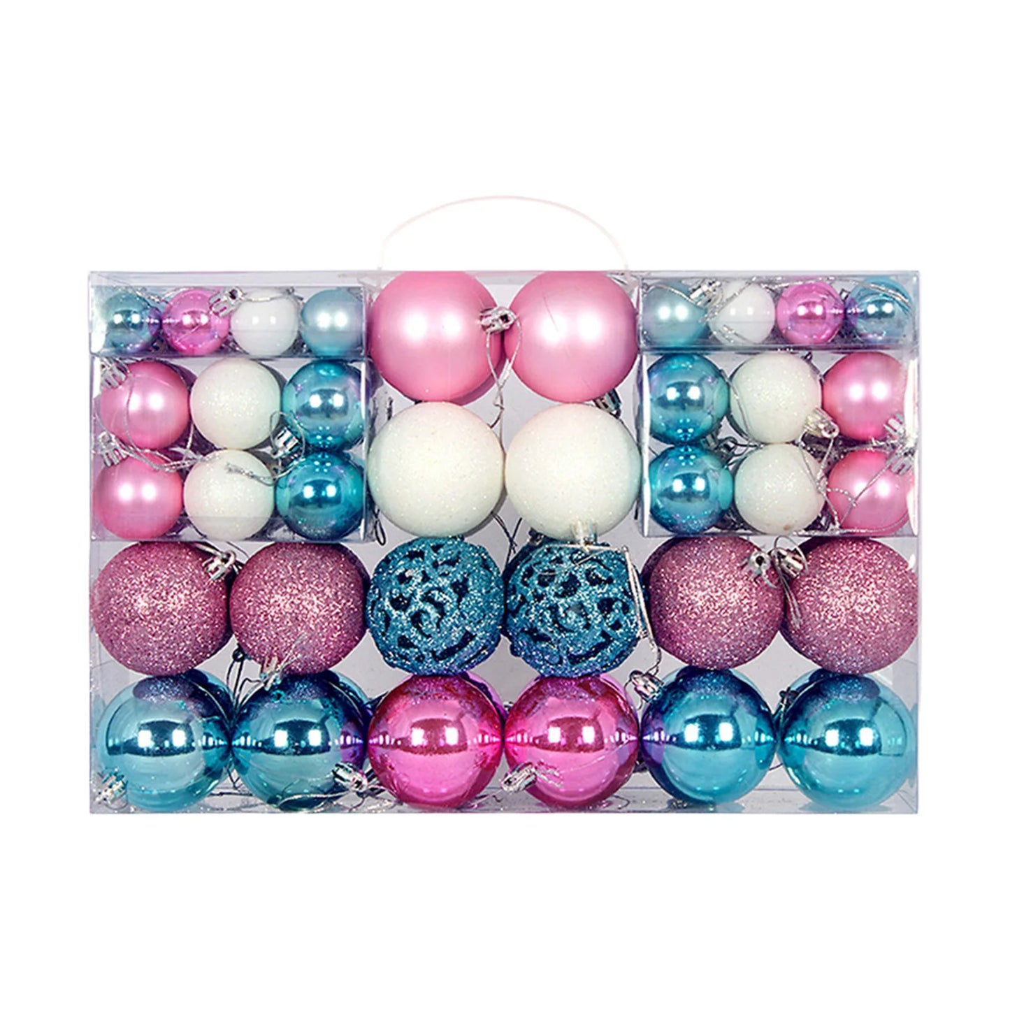 100pcs Shatterproof Christmas Ball Ornaments