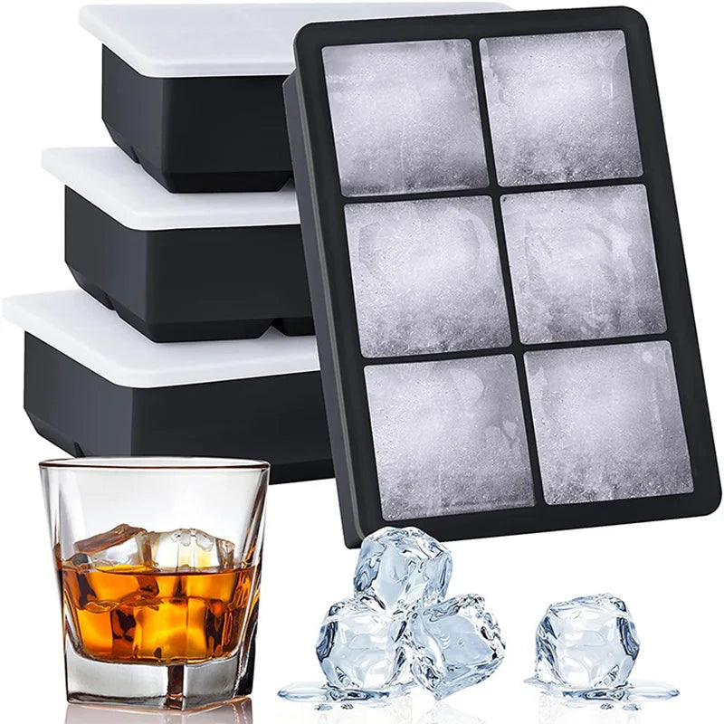 Jumbo Silicone Square Ice Tray