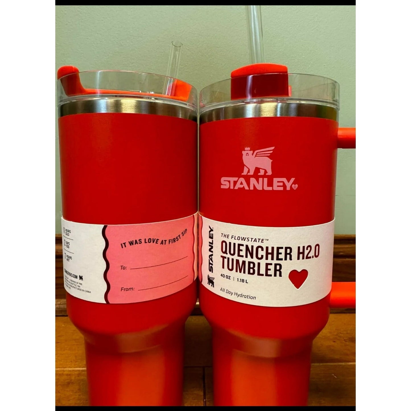 Stanley Valentine's Day Red Tumbler