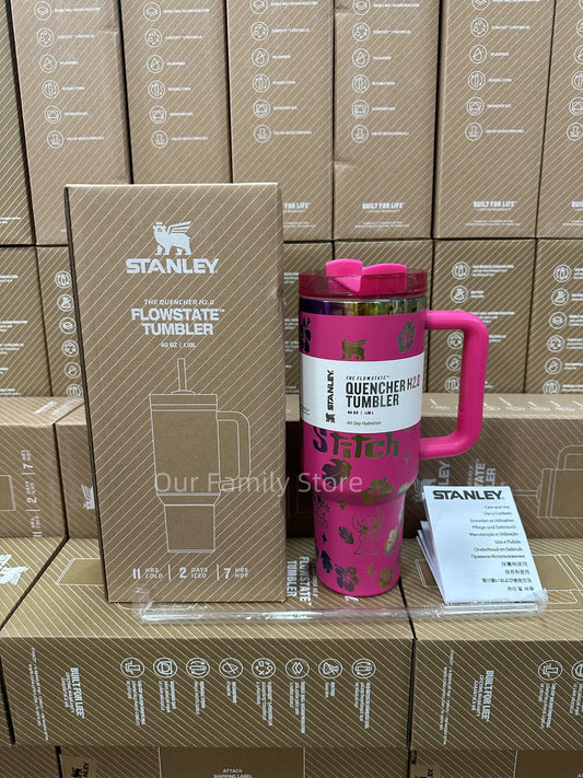Stanley Quencher Tumbler Monster Rose